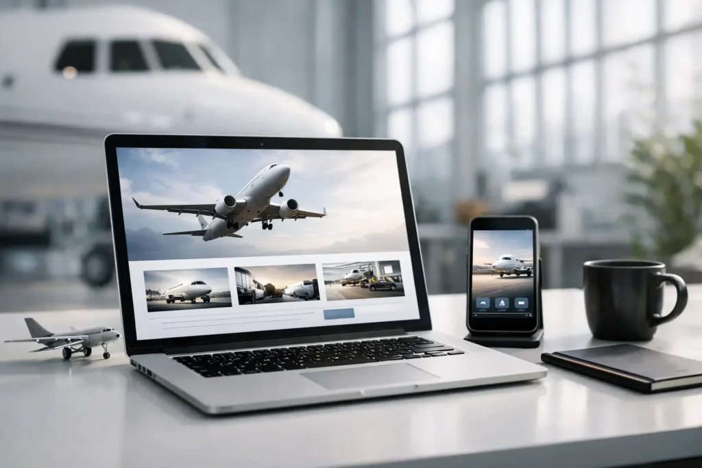 Aviation Web Design That Wins More Leads